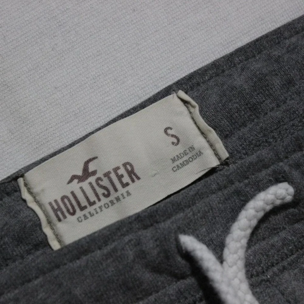 Womens Y2K Grey Hollister Preppy Surf Sweatpants - Picture 5 of 8